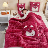 Couverture avec coussin - Pliable - Gain de place
