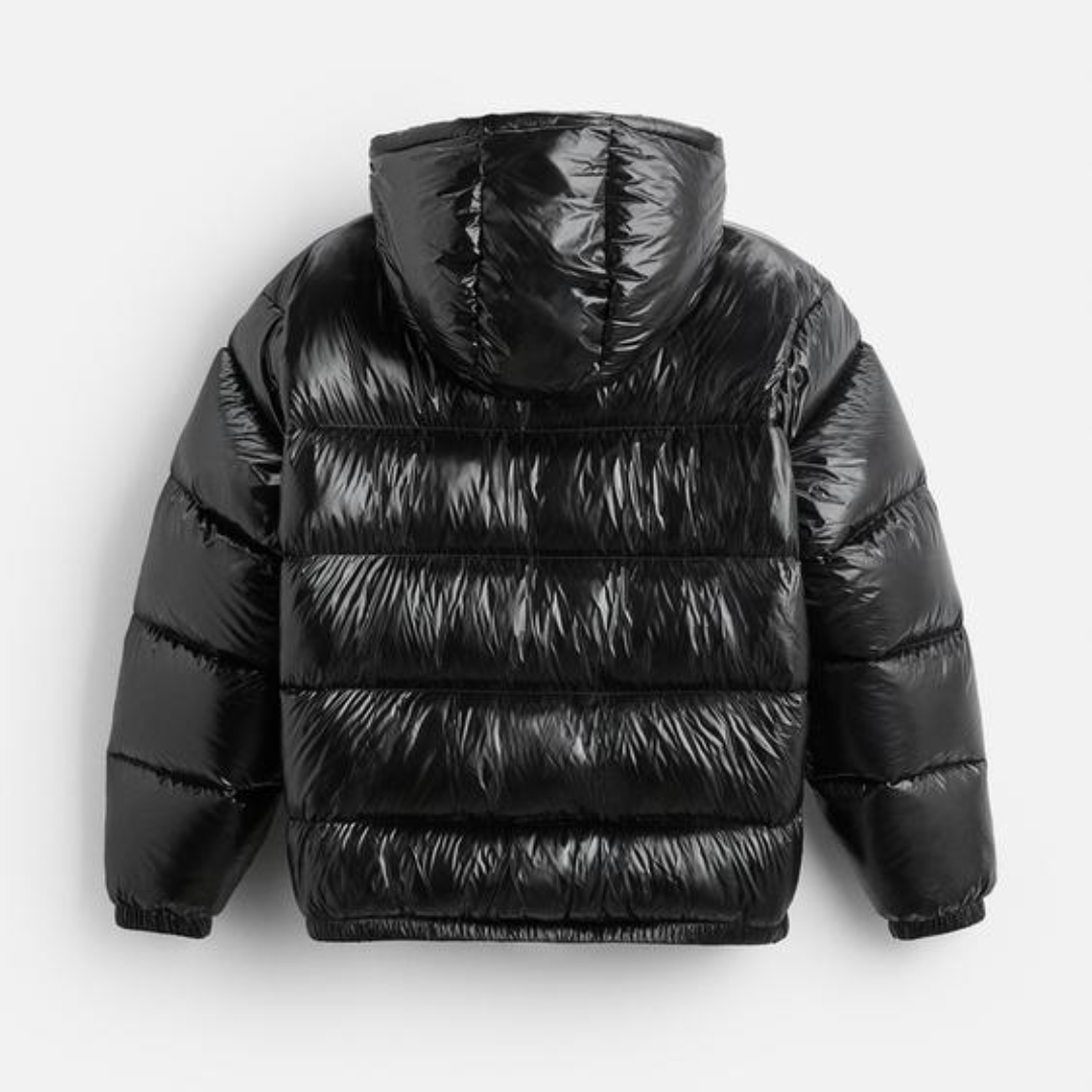 Doudoune en plumes pour femmes | Fermeture à capuche