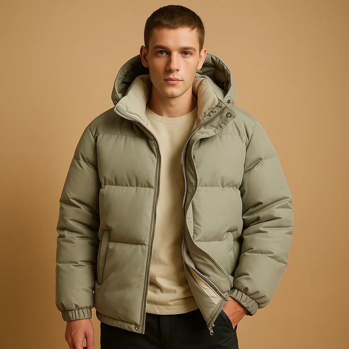 Doudoune matelassée pour homme | Avec capuche