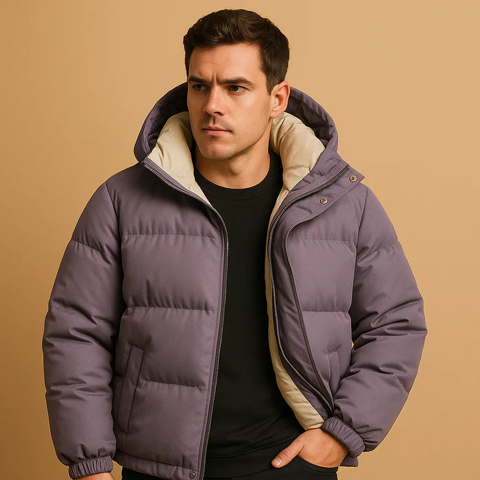 Doudoune matelassée pour homme | Avec capuche