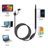 Endoskop douszny do użytku domowego | Zintegrowana kamera LED