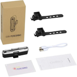 Feu arrière de vélo - LuminaSafe - Rechargeable USB-C - 110 Lumen