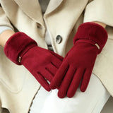 Gants - Hiverno - Tissu d’hiver - Détail de revers