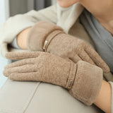 Gants - Hiverno - Tissu d’hiver - Détail de revers