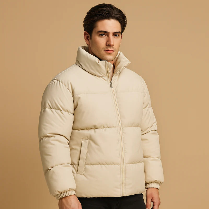 Manteau d’hiver doublé pour hommes | Avec capuche