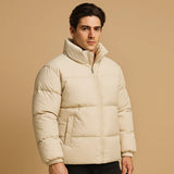 Manteau d’hiver doublé pour hommes | Avec capuche