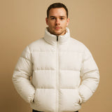 Manteau d’hiver doublé pour hommes | Avec capuche