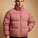 Manteau d’hiver doublé pour hommes | Avec capuche