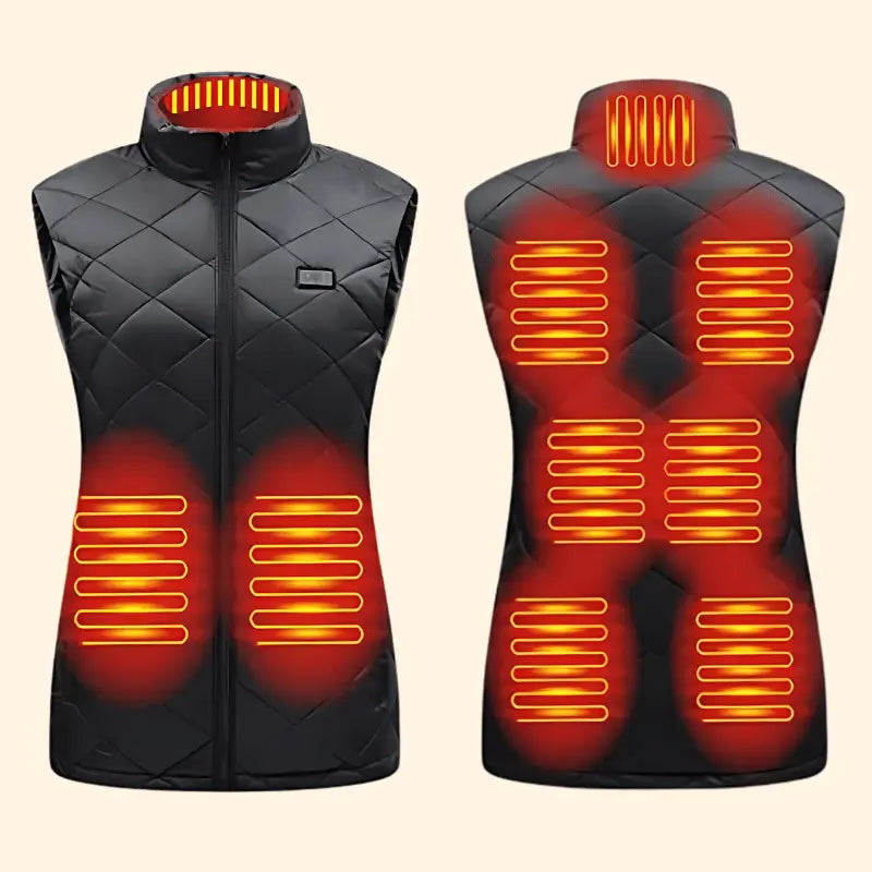 Gilet chauffant pour femme | Température réglable