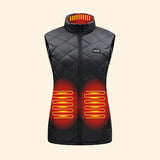 Gilet chauffant pour femme | Température réglable