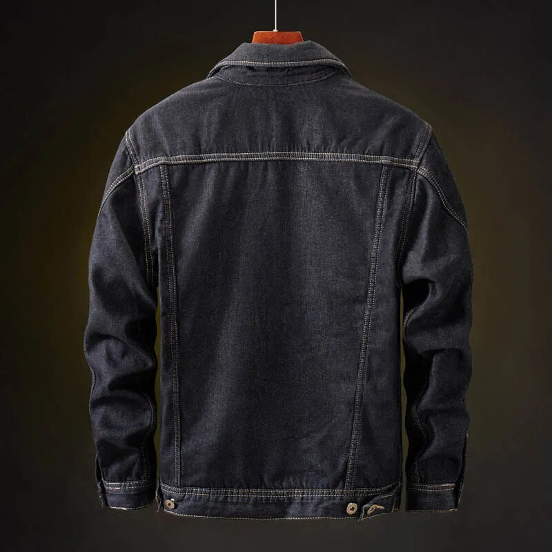 Veste en denim pour hommes | Doublure polaire