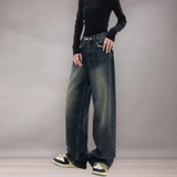 Jean Femme Coupe Ample | Style Streetwear Décontracté