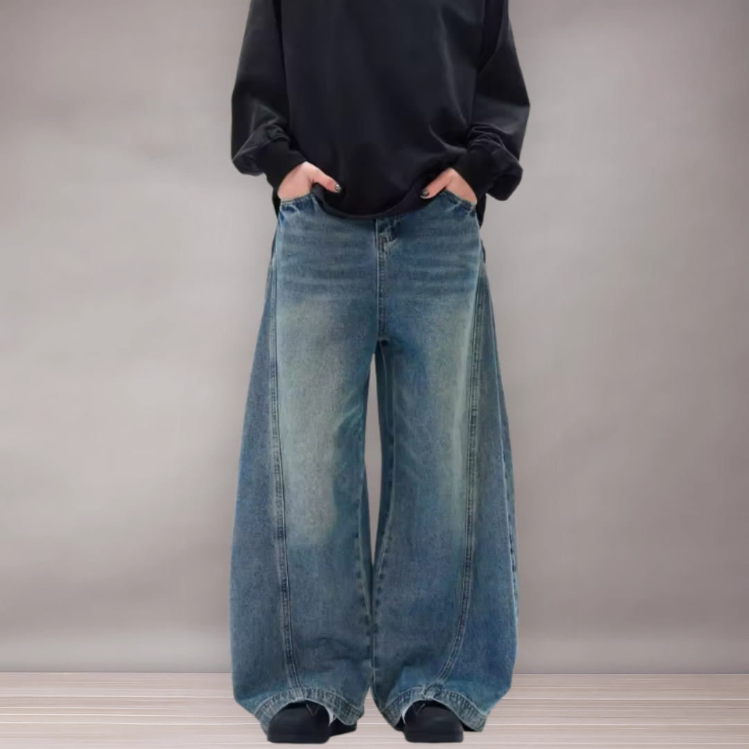 Jean Femme Large | Coupe Ultra Ample Décontractée