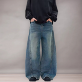 Jean Femme Large | Coupe Ultra Ample Décontractée