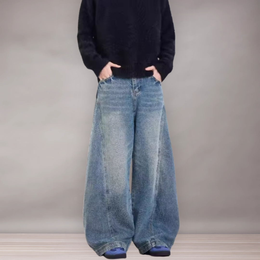 Jean Femme Large | Coupe Ultra Ample Décontractée