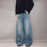 Jean Femme Large | Coupe Ultra Ample Décontractée