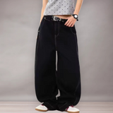 Jean Femme Large | Couture Contrastée