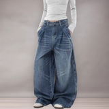 Jean large pour femmes | Taille décontractée et coupe ample
