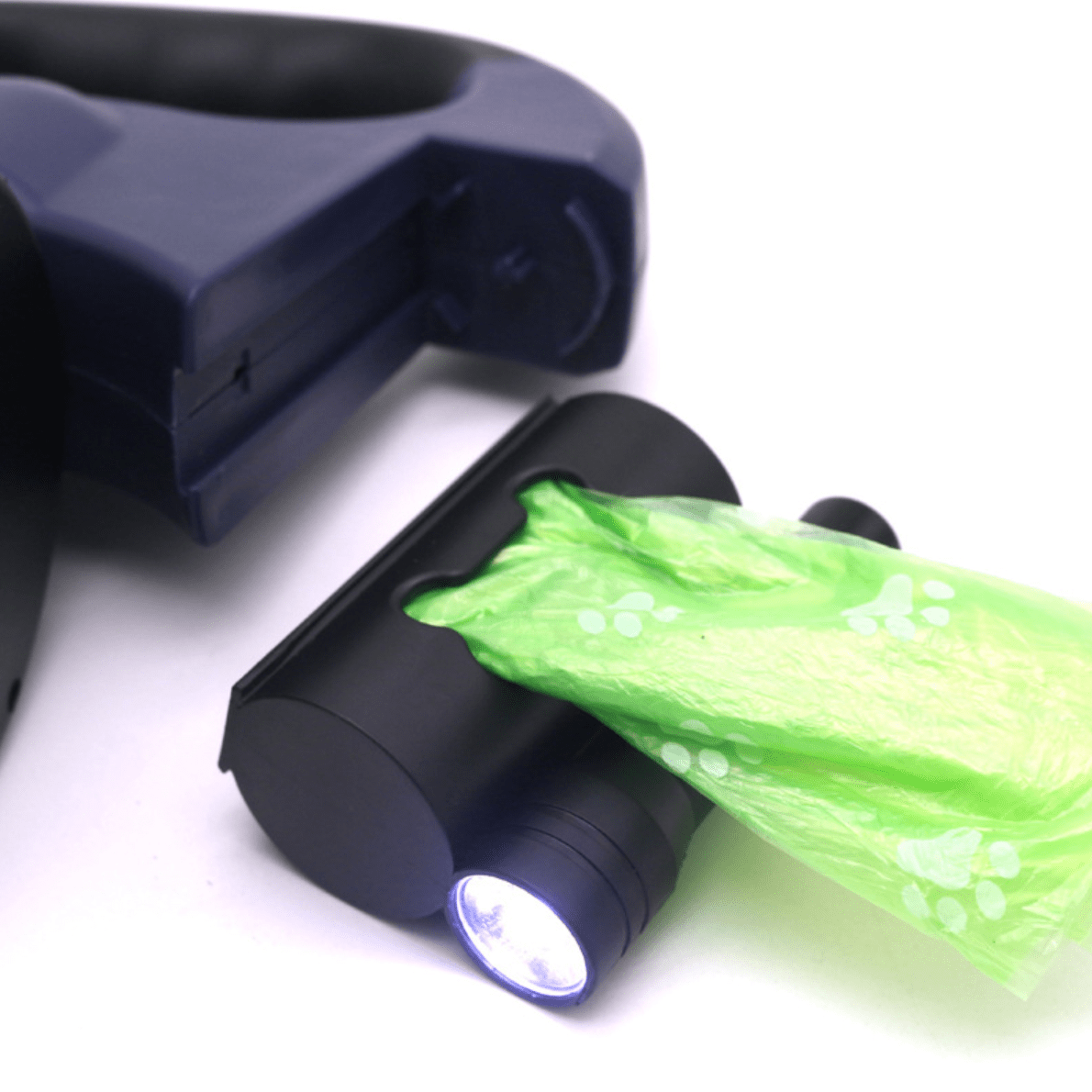 Podwójna smycz dla psów | Zintegrowana lampa