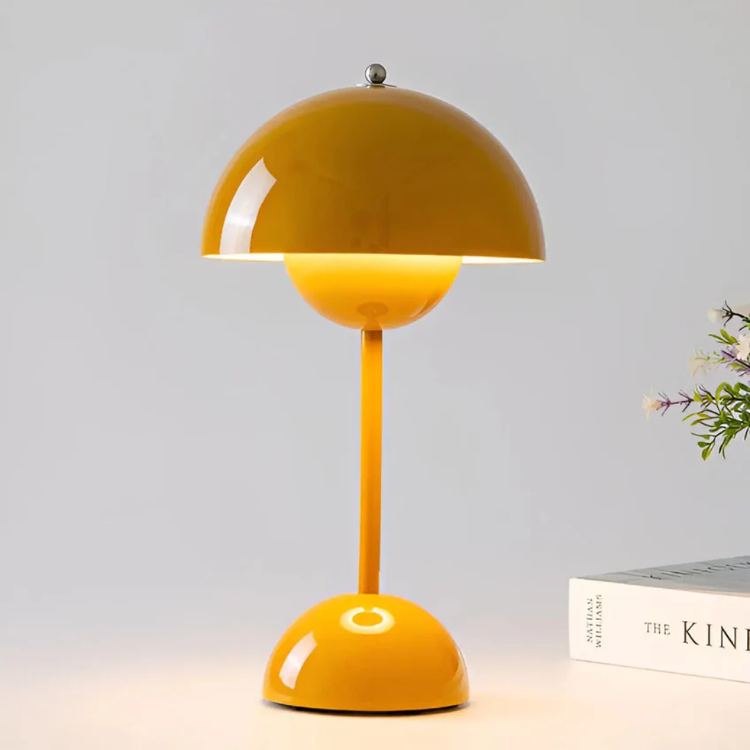 Lampe de table - NordaLight - Style scandinave - Abat-jour rond