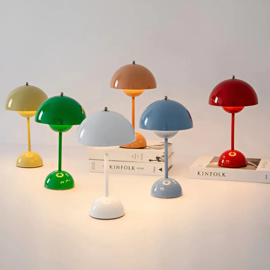 Lampe de table - NordaLight - Style scandinave - Abat-jour rond