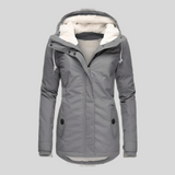 Veste d’hiver longue pour femmes | Capuche et doublure