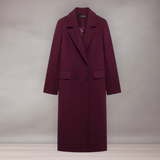 Manteau Femme Long Élégant | Boutonnage Double