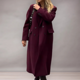 Manteau Femme Long Élégant | Boutonnage Double