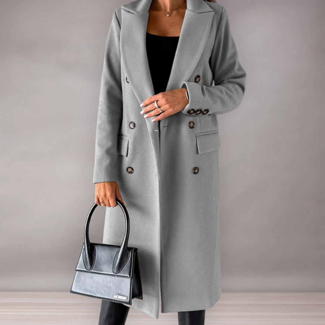 Manteau d’hiver long pour Femmes | Poches et boutons