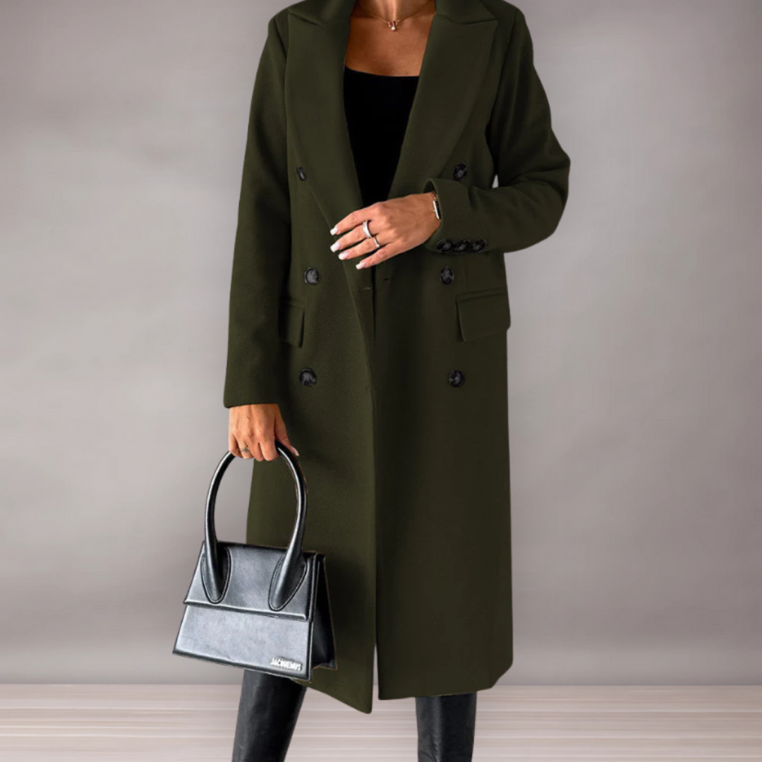 Manteau d’hiver long pour Femmes | Poches et boutons