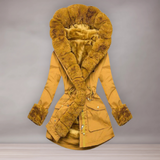 Manteau d’hiver pour femmes | Col en peluche