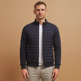 Manteau d’hiver à col montant pour homme