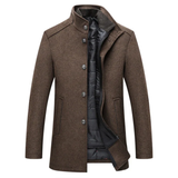 Manteau d'Hiver pour hommes | Manches Longues et Boutonnage