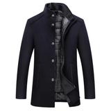 Manteau d'Hiver pour hommes | Manches Longues et Boutonnage