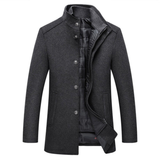 Manteau d'Hiver pour hommes | Manches Longues et Boutonnage
