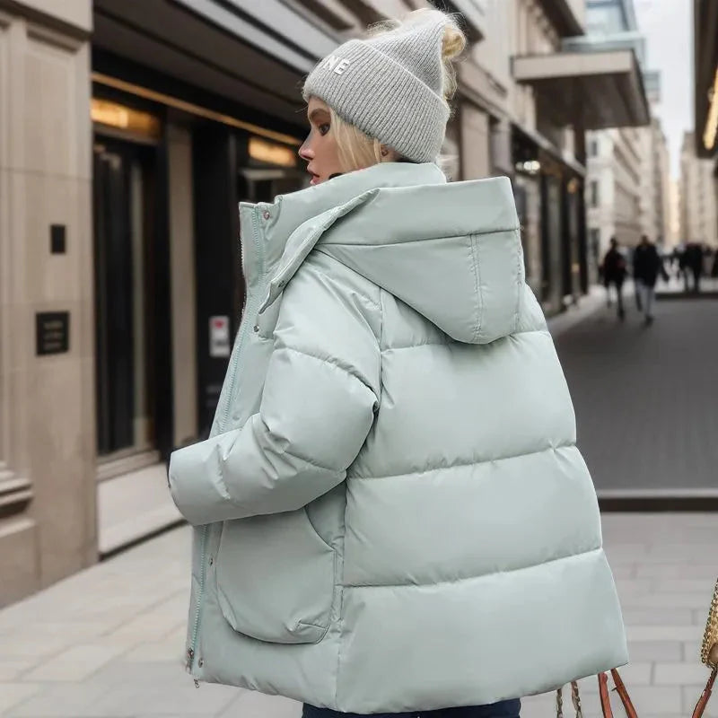 Veste d’hiver matelassée pour femmes | Capuche intégrée