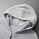 Sweter z kapturem męski | Klasyczne cięcie