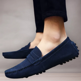 Mocassins pour hommes en suédine | Semelle antidérapante