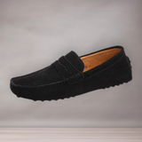 Mocassins pour hommes en suédine | Semelle antidérapante