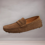 Mocassins pour hommes en suédine | Semelle antidérapante