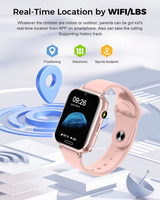 Połączony zegarek dla dzieci - SafeTrack - śledzenie GPS 4G