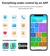 Połączony zegarek dla dzieci - SafeTrack - śledzenie GPS 4G