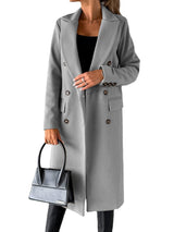 Manteau d’hiver long pour Femmes | Poches et boutons