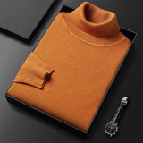 ROLLED -Collar Sweter dla mężczyzn | Długie rękawy