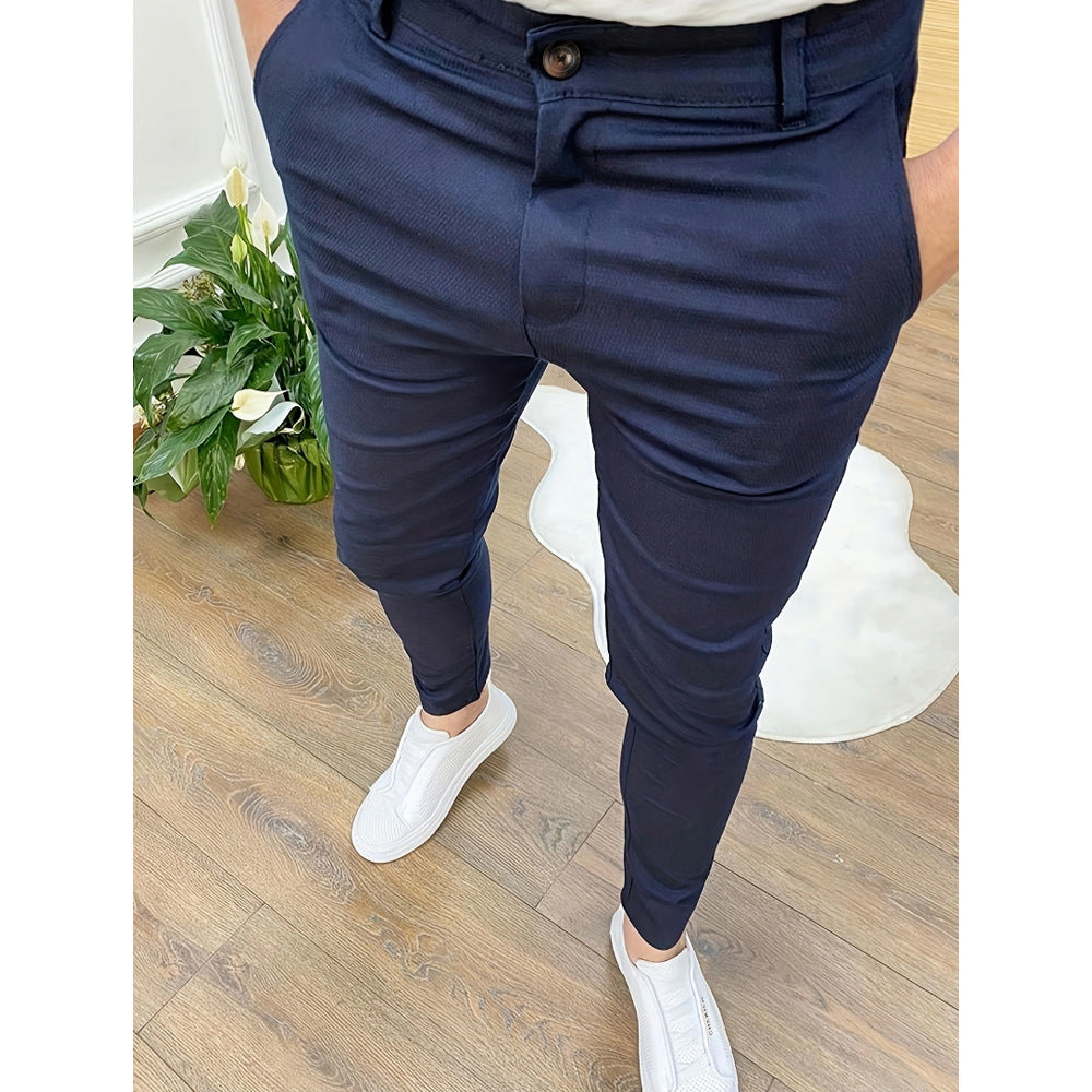 Pantalon droit pour hommes | Coupe élégante