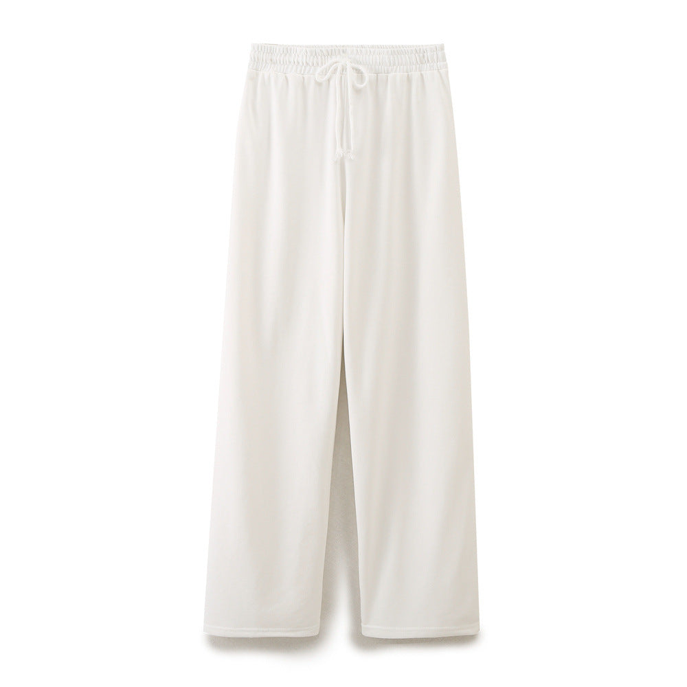 Pantalon droit pour femmes | Cordon de serrage