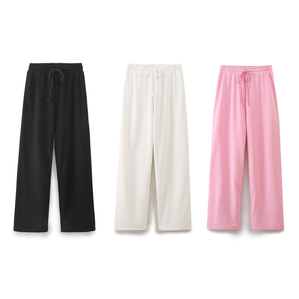 Pantalon droit pour femmes | Cordon de serrage
