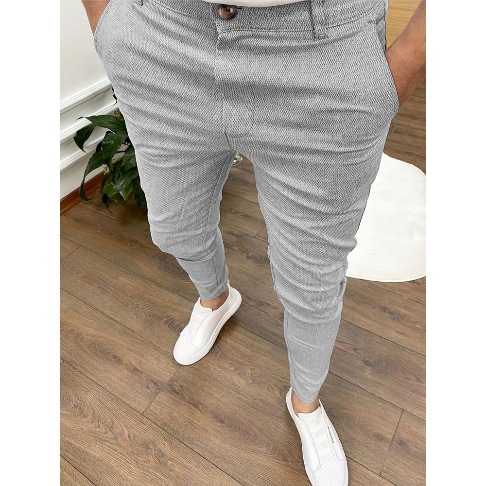 Pantalon droit pour hommes | Coupe élégante