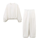 Ensemble de sport en molleton pour femmes | Taille haute