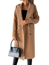 Manteau d’hiver long pour Femmes | Poches et boutons